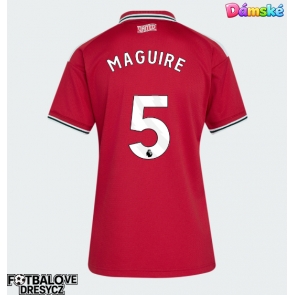 Manchester United Harry Maguire #5 Dámské Domácí Dres 2026-27 Krátký Rukáv